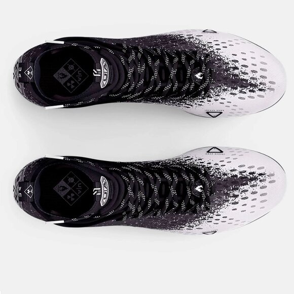 Under Armour Men's Spotlight Lux MC 2.0 Football High Top Ankle Cleats Shoes 8 - Picture 3 of 5